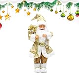 Costruzione in Tessuto Affidabile: Con un'ottima produzione in tessuto, questa decorazione di Babbo Natale è progettata per essere durevole e resistente sbiadimento, offrendo un valore a lungo termine mentre accompagna le famiglie attraverso multiple celebrazioni natalizie memorabili. La struttura e i materiali di qualità assicurano che mantenga il suo aspetto vibrante nel , rendendola un investimento pratico per abbellire la casa durante le feste e creare momenti di gioia con d