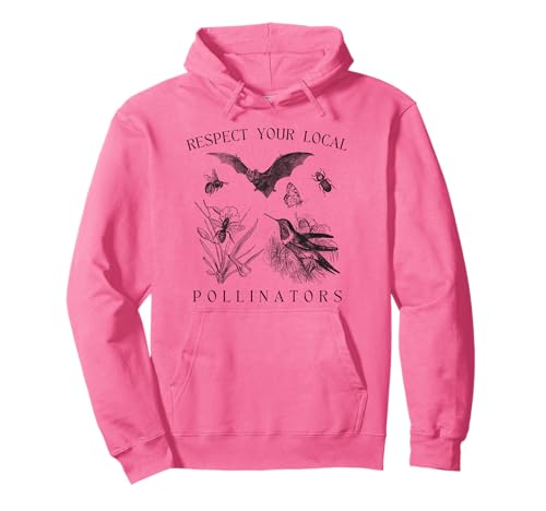 Respect Your Local Pollinators | Vintage Bug Protect Nature Pullover Hoodie