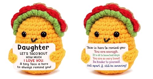 Daughter Gifts + Positive Crochet Taco Easter Basket Essentials Stuffer