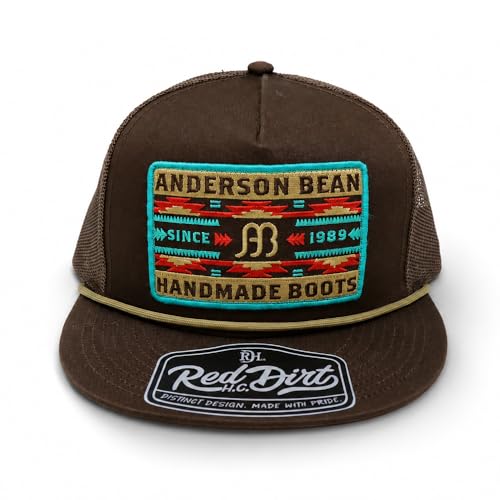 Image of Red Dirt Hat Company Anderson Bean Adjustable Snapback Hat, Mesh Back & Snapback Closure, Structured Baseball Cap