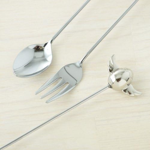 Angel Tadpole Please Dessert Cutlery Set of 3