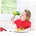 Yardwe 1 Set Training Tableware Spoon Fork Utensils for Non Slip Handle Bendable Design Lemon Yellow