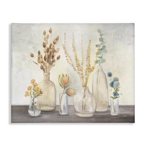Autumn Wildflower Farmhouse, 24 x 30 Inch Canvas Wall Art