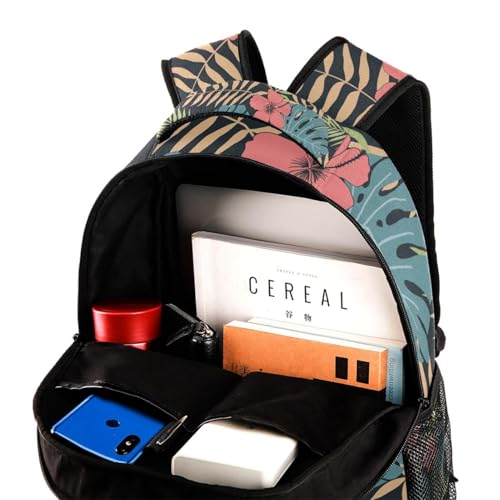 Sac à dos ordinateur portable fleur protégeant vos affaires durant vos voyages - 4