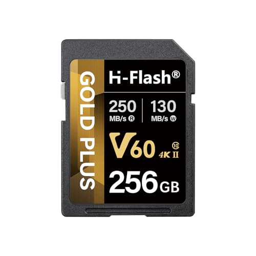 256GB V60 SDJ[h - UHS-II U3 250MB/b Ǎ 140MB/b ݁A4K RAWrfI^peʃ[J[hAvpуrfIJpXg[W