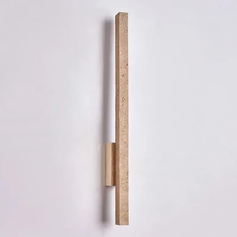 Modern Creative Long Strip Shaped Home Decoration Wall Lamp Warm Led Stone Lighting in Room Corridors Stairs(Cold White)