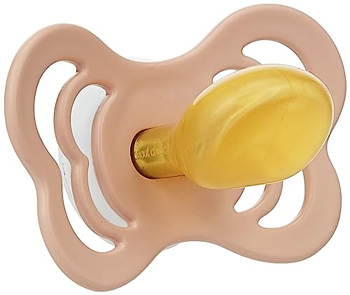 Image of Bibs Pacifier Couture (Latex) Sz 2 - Toddler (+6M) 2pc - Blush Night /Vanilla Night