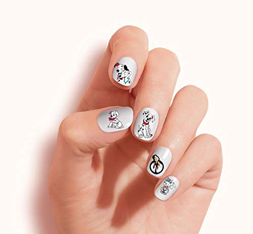 101 Dalmatians Clear Vinyl Peel and Stick Nail Decals (NOT Waterslide) by One Stop Nails V1A.