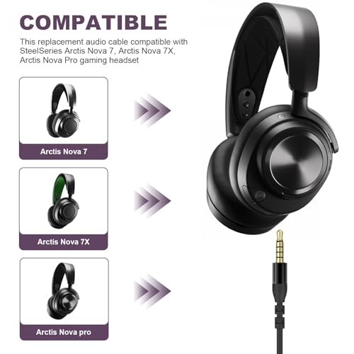 Cable compatible Arctis Nova 7 5ft Zosvoses miniatura 2