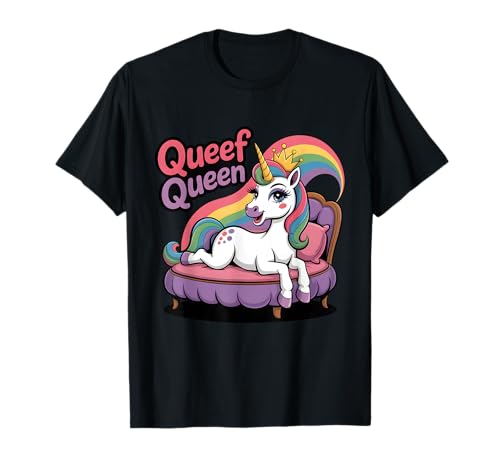 Queef Queen Queefing Queefed Humor Adulto Inapropiado Divertido Camiseta