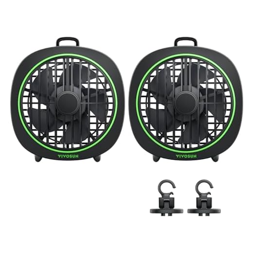 Bestron ACF15 2-in-1 Tisch-/Clip-Ventilator, Vertikal und horizontal verstellbar, Höhe: 33 cm, Ø 19 cm, 15 W, Weiß 14 VIVOSUN AeroWave D4 10cm Grow Ventilator Clip Ventilator Grow mit Haken, 3 Stufen, Starker & Leiser Luftstrom, Luftstromwinkel Einstellbar für Hydrokultur, Zirkulation, Schwarz, 2er-Pack