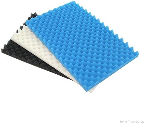 Kockney Koi Yamitsu 3 Piece Garden Pond Fish Filter Foam Media Sponge Set 18" x 25"