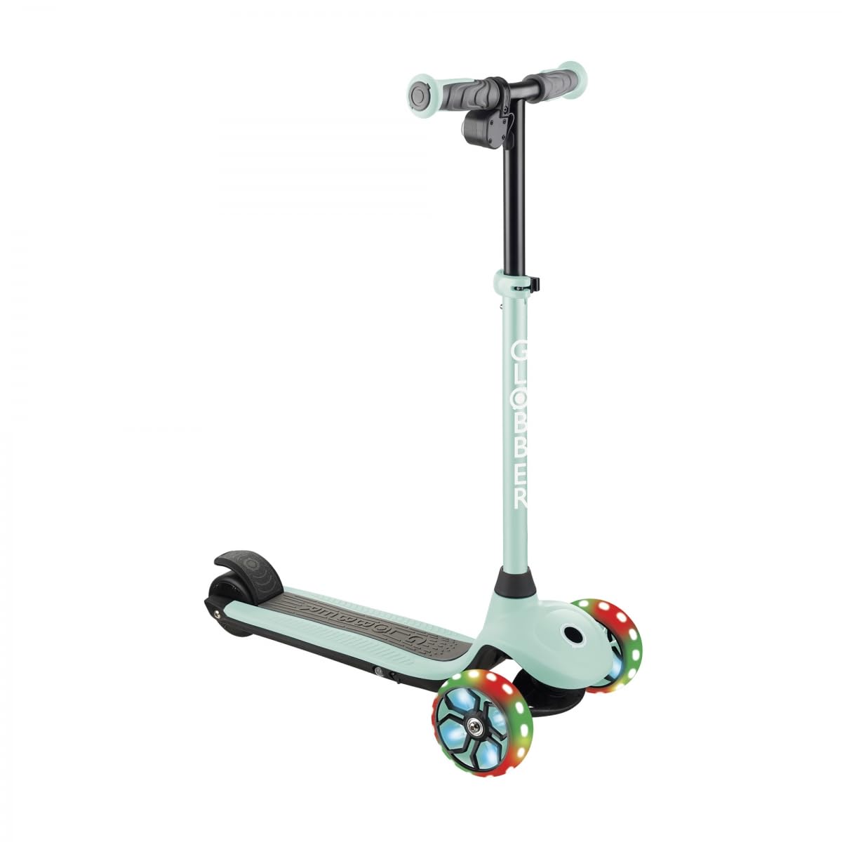 Globber E Motion 4 Plus - 3 Wheel Electric Kids Scooter - from 6 Years Plus - Dual Braking System - 2 Year Warranty