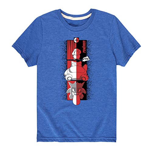 HYBRID APPAREL - Pokémon - Psyduck Snorlax Gengar Cool - Youth Short Sleeve Graphic T- Shirt