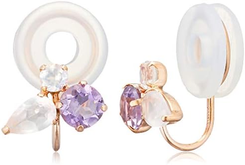 Amazon | 【WISP】ウィスプ K10ピンクゴールドイヤリング ローズ  