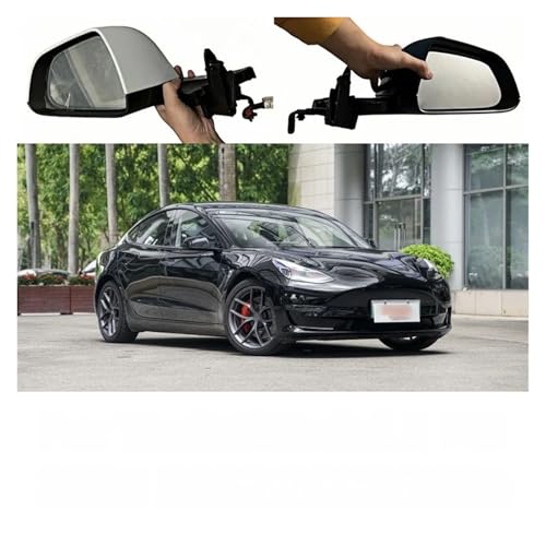 Rétroviseur extérieur Tesla Model 3 M3 blanc droit avec chauffage miroir et WIFI 2021 - 2