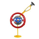 . Cuenta con muchos sonidos realistas, incluyendo bocina, motor de revoluciones, cambio de marcha y frenado. También incluye indicadores intermitentes y velocidades iluminadas. Se puede utilizar de forma independiente o con la adición de los accesorios suministrados en la parte trasera de un automóvil.