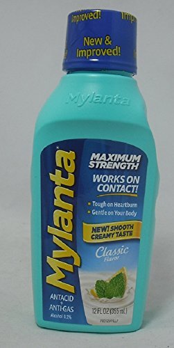 Mylanta Maximum Strength Antacid, Classic Flavor, 12 Ounce by Mylanta