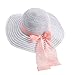 Produktbild Panamahüte Damen Stroh Sonnenhut Stopfbarer Rolle-Rand-Sommer UV Strand Faltbarer Sonnenhut Fashion Cloche Trilby Fedora Adjustable, 4 Farben (Color : Gray)