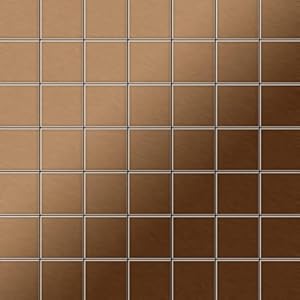 ALLOY Attica Mosaikfliese Metall Titan gebürstet kupfer