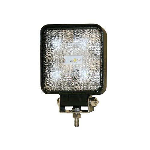 Lámpara LED Flood Light Cuadrada de 4 Pulgadas Negra miniatura 3