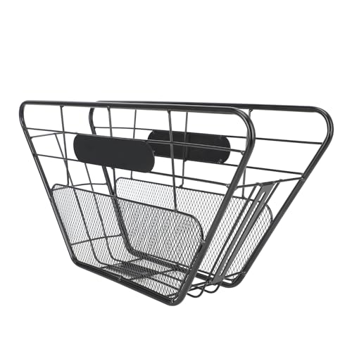 BIUGERCN Panier Porte Bagages Moto pour Super 73, Porte Bagages Central pour Super73 S2 Y1 E-Bike Vélo Électrique Noir