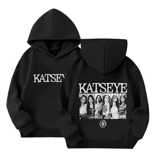 Hoodies for Girls Katseye Merch Graphic Sweatshirts Fashion Music Album Graphic Long Sleeve Hoodied for Kids 4-13 Years