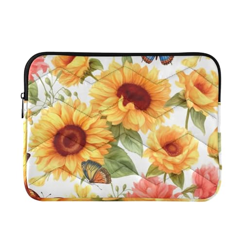 Funda para portátil 13-14 pulgadas impermeable con diseño mariposa miniatura 1