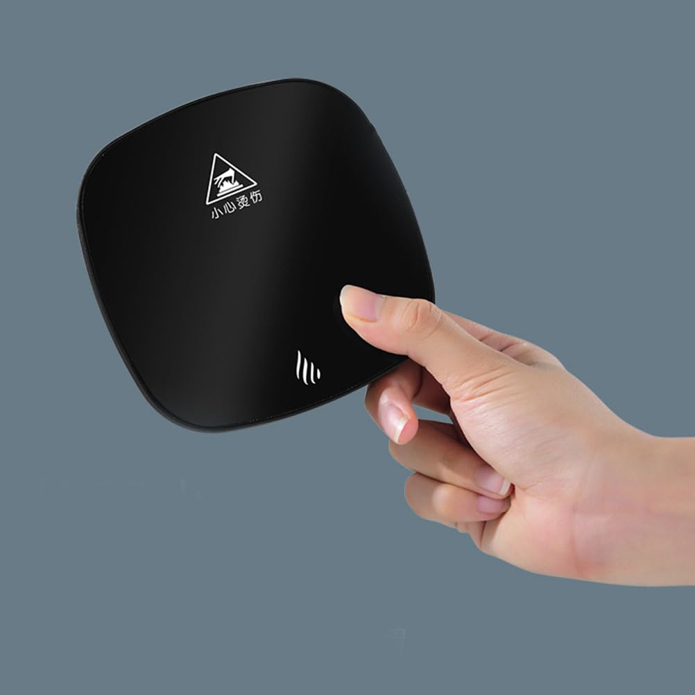 TEHAUX Chauffe-Tasse USB Tapis Chauffant Compact À Température Constante 50 ℃ pour Mug Et Boissons Réchauffeur De Tasse pour Bureau Maison Dortoir Et Voyage