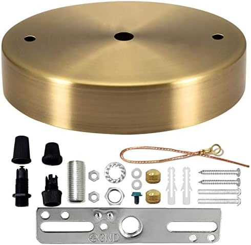 Pendant Light Canopy Kit, 4.7" UL Vintage Chandelier Light Plate