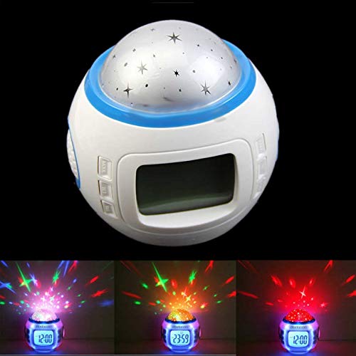 Réveil projecteur d'étoiles pour endormir bébé et éviter les pleurs - 4