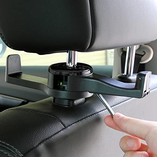 assento carro 2 em 1 com suporte telefone | Ganchos 2 em 1 para assentos carro para bolsas e bolsas
