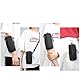 Armband Armtasche,Sport Laufen Doppel Reißverschluss Sportarmband, Leichtes Armband-Bügel-Halter-Beutel, große Kapazität, Handyhalterung zum Laufen, Radfahren Armtasche Mit Schultergurten(schwarz)