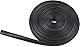 CR-MOESANCO® Abdeckband für Wohnwagen 12 mm + Montagedüse für Wohnmobil-Profil, Schraubenschutz (schwarz)