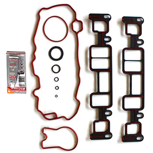 Image of Intake Manifold Gasket Fit for Chevrolet Astro 4.3L,for GMC C1500 4.3L,for Isuzu Hombre 4.3L,for Oldsmobile Bravada 4.3L Replace MS95817,IG3129