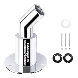 HUSETOO Edelstahl Abgasrohr Haut 10pcs 22mm