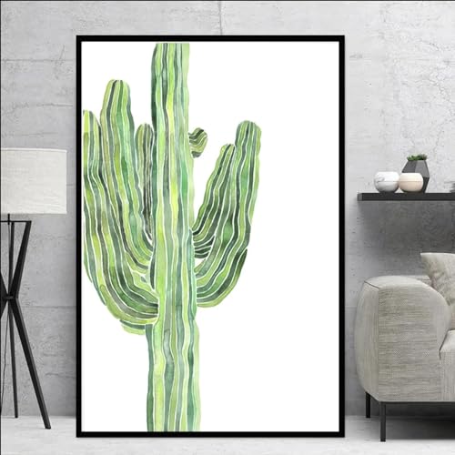 Peinture sur toile de cactus KEBIA art mural de salon premium 20x30