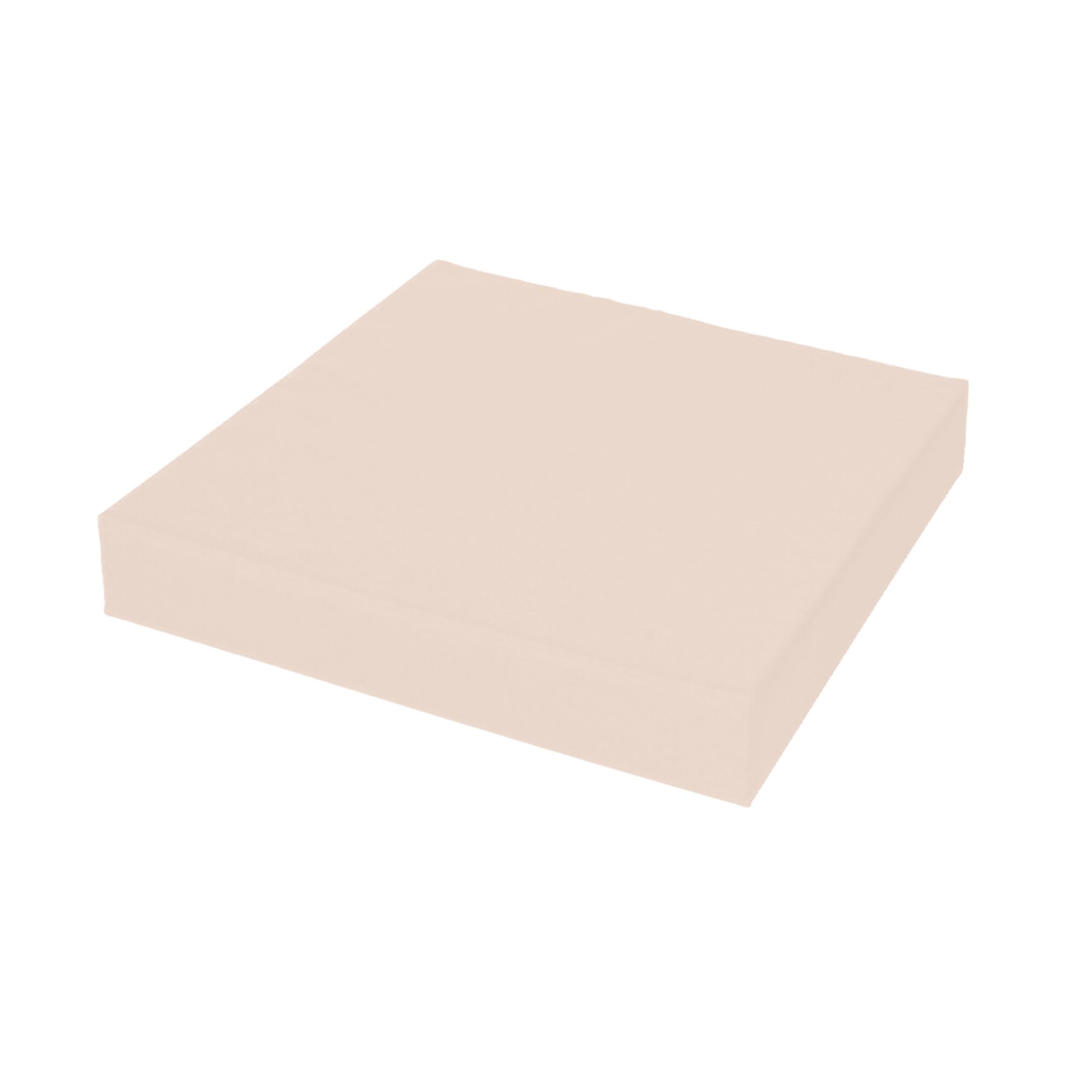 FOAMHAVEN Waterproof Garden Seat Pads – 4cm Thick Cushions for Outdoor & Indoor Chairs, High-Density Foam, Anti-Slip, Washable Cover- Patio, Dining, Sofa & Bench Use (Sand, 61 x 56 cm (24" x 22"))
