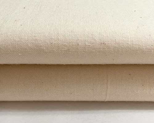 Tissu calicot 100% coton naturel de qualité supérieure pour vos créations