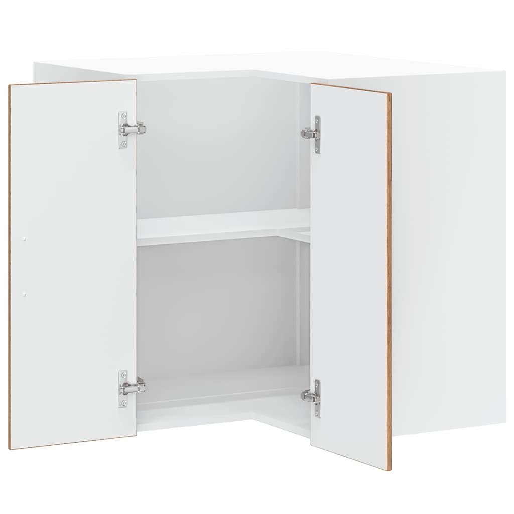 Armadio angolare Porto, 57 x 57 x 60 cm, in legno anticato
