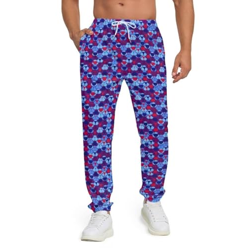 Bornore Herren-Jogginghose, 80er-Jahre-Workout-Kostüme, lustige Sweathose mit Taschen, lässige Sporthose, Lustige Herrenhose, 3XL Bornore Herren-Jogginghose, 80er-Jahre-Workout-Kostüme, lustige Sweathose mit Taschen, lässige Sporthose, Lustige Herrenhose, 3XL