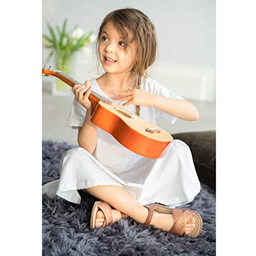 Image of Felix & Flora Toddler Girl Sandals - Flower Girl Dress Shoes Open Toe Little Kid Flats