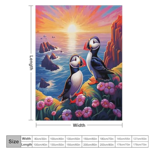 Couverture de canapé salon oiseau pour éliminer les frissons du soir 150x200