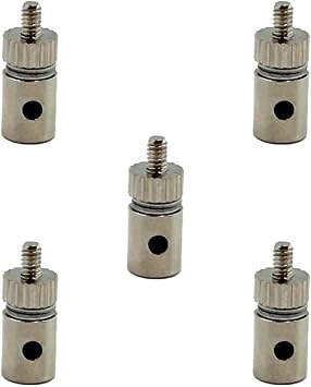 5PCS 1.8mm Pushrod Connector Adapter Push Rod Linkage Stopper for RC Airplane Helicopter Boat Ship DIY Model Toy Parts 1.8mm