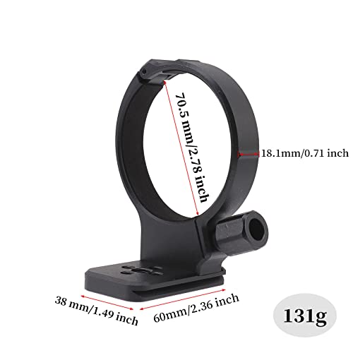 Runshuangyu Metal Tripod Collar Mount Ring 1/4", For Sigma Apo 70-200Mm F2.8 Ii Ex Dg Macro Hsm - Ring Diameter (71Mm) #TOP4