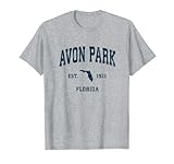 Photo Gallery avon park florida fl vintage athletic navy sport design maglietta Photo Gallery avon park florida fl vintage athletic navy sport design maglietta