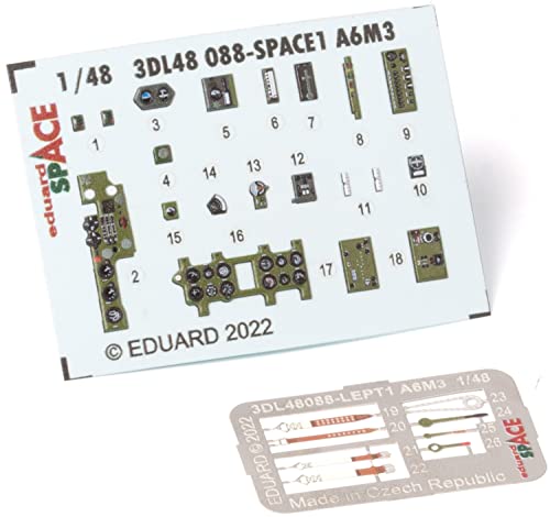 Décalcomanies haut relief 3D Edudo Zero Type 32 1/48 détails fins pour habitacle