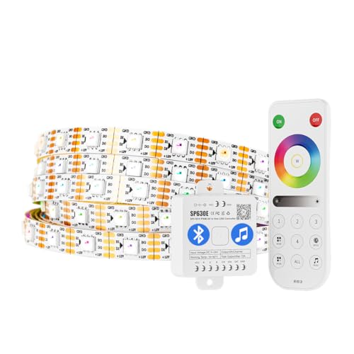 Tira LED RGB 16.4ft 60 LEDs WS2815 con Control Bluetooth miniatura 1