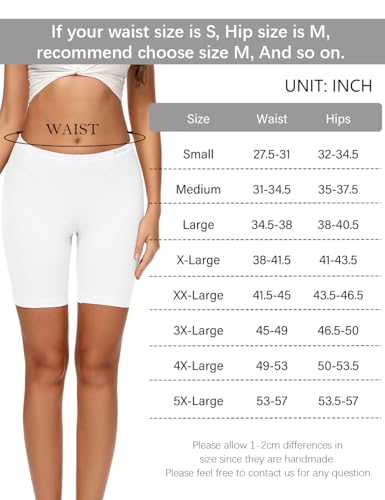 Image of Molasus Womens Cotton Boxer Shorts Underwear Anti Chafing Bike Shorts(Regular & Plus Size)