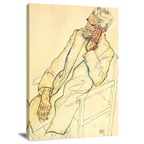 Egon Schiele Poster 'Die Umarmung' – 80x60 Cm | Kunstdruck Auf Hochwertigem Papier